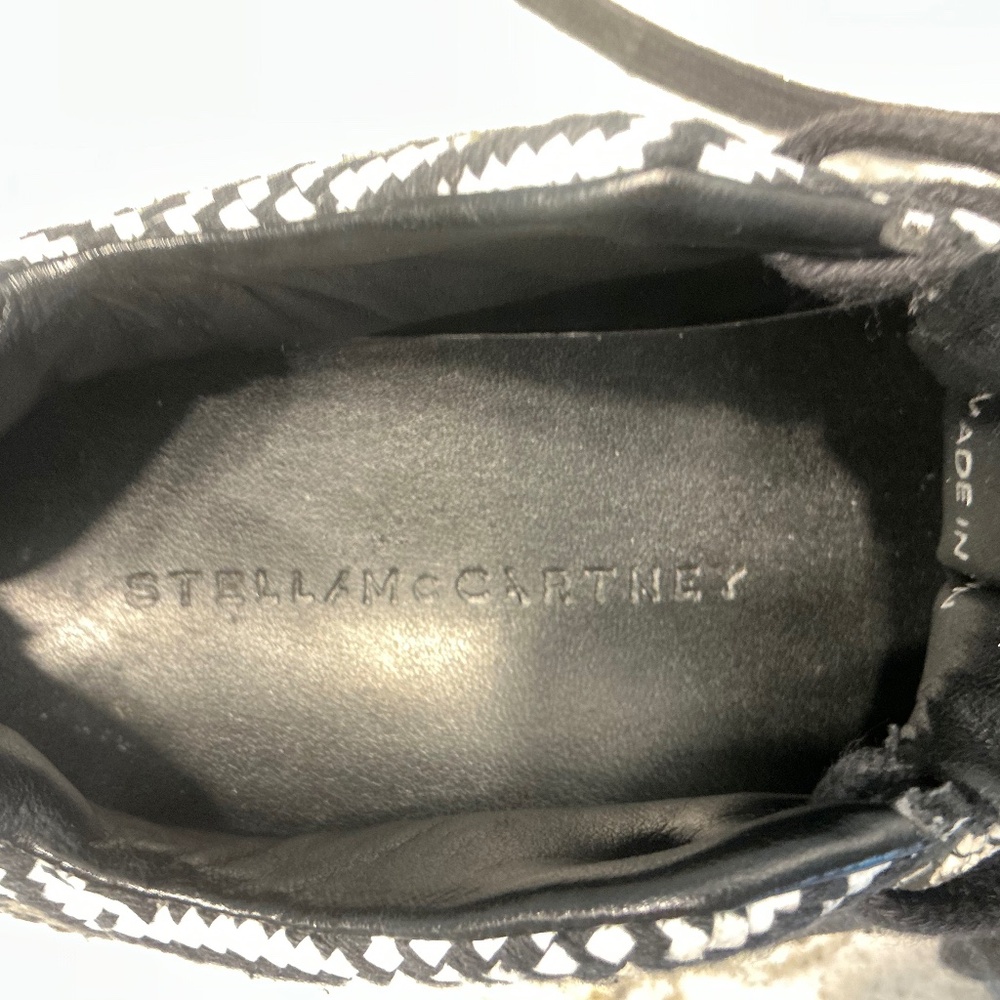 STELLA McCARTNEY White & Black Chunky Sneakers Size 35 - Picture 13 of 16
